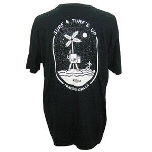 Traeger Grills Black T-Shirt Mens 2XL Short Sleeve Graphic BBQ Smoker Cooker Top